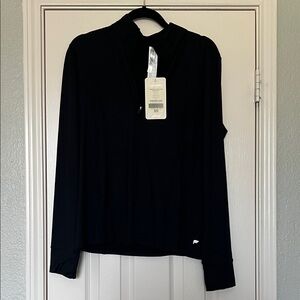 NWT Fabletics Black Long Sleeve Top